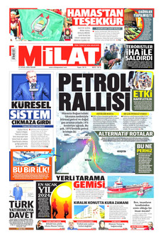 MİLAT 27 Eylül 2026 gazete manşeti