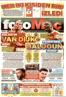 FOTOMAÇ 27 Eylül 2026 gazete manşeti