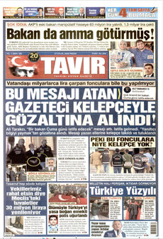 TAVIR GAZETESİ 27 Eylül 2026 gazete manşeti