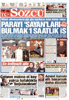 SÖZCÜ 28 Eylül 2026 gazete manşeti