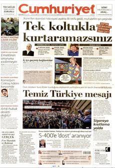 CUMHURİYET 28 Eylül 2026 gazete manşeti