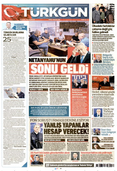 TÜRKGÜN 28 Eylül 2026 gazete manşeti