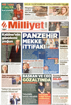 MİLLİYET 28 Eylül 2026 gazete manşeti