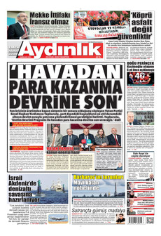 AYDINLIK GAZETESİ 28 Eylül 2026 gazete manşeti