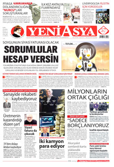 YENİ ASYA 28 Eylül 2026 gazete manşeti