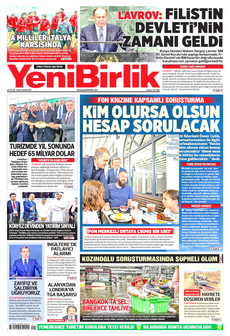 YENİBİRLİK 28 Eylül 2026 gazete manşeti