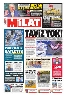 MİLAT 28 Eylül 2026 gazete manşeti