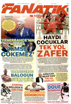FANATİK 28 Eylül 2026 gazete manşeti