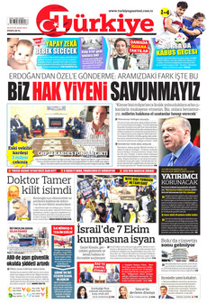 TÜRKİYE GAZETESİ 29 Eylül 2026 gazete manşeti
