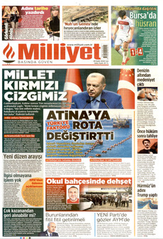 MİLLİYET 29 Eylül 2026 gazete manşeti