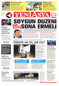 YENİ ASYA 29 Eylül 2026 gazete manşeti