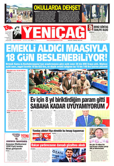 YENİÇAĞ 29 Eylül 2026 gazete manşeti