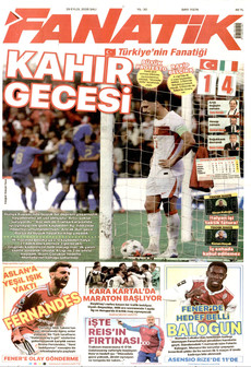 FANATİK 29 Eylül 2026 gazete manşeti