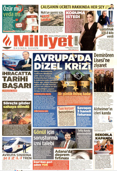 MİLLİYET 5 Ekim 2026 gazete manşeti