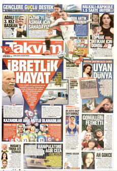 TAKVİM 5 Ekim 2026 gazete manşeti