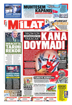 MİLAT 5 Ekim 2026 gazete manşeti
