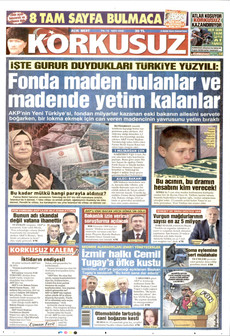KORKUSUZ 5 Ekim 2026 gazete manşeti
