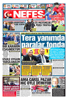 NEFES 6 Ekim 2026 gazete manşeti