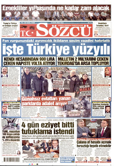 SÖZCÜ 6 Ekim 2026 gazete manşeti