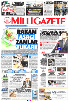 MİLLİ GAZETE 6 Ekim 2026 gazete manşeti