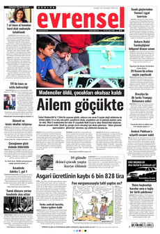 EVRENSEL 6 Ekim 2026 gazete manşeti