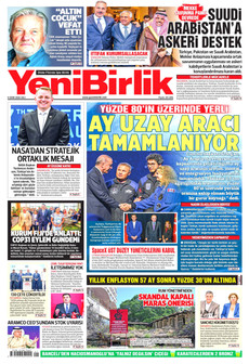 YENİBİRLİK 6 Ekim 2026 gazete manşeti